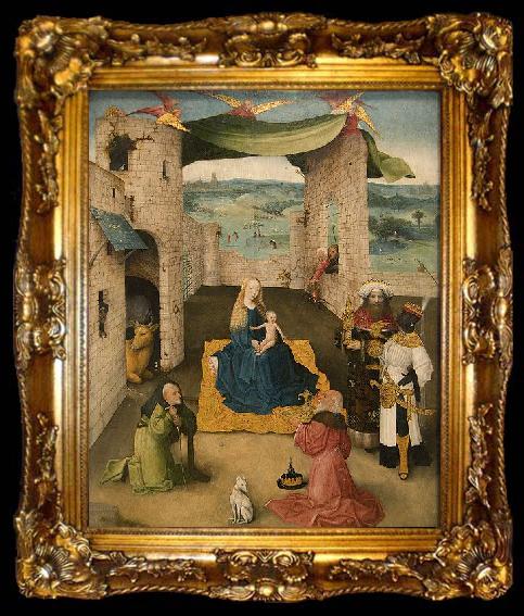 framed  Hieronymus Bosch The Adoration of the Magi, ta009-2
